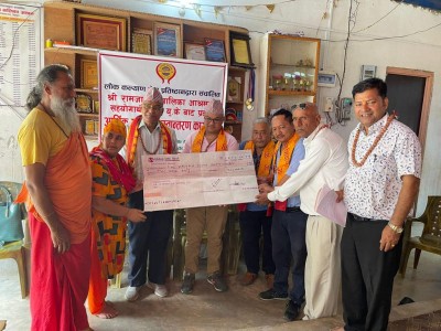 Financial Assistance to Balika Ashram (Kanya Gurukulum), Devghat Dham, Chitwan